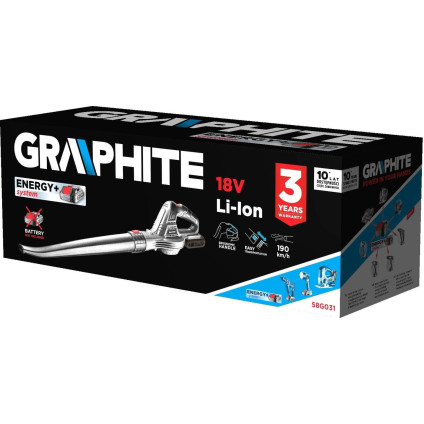 Ручная воздуходувка GRAPHITE 58G031 (без АКБ)