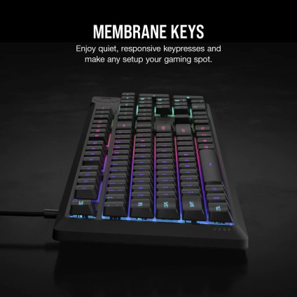 Клавиатура Corsair K55 Core RGB (черный, нет кириллицы)