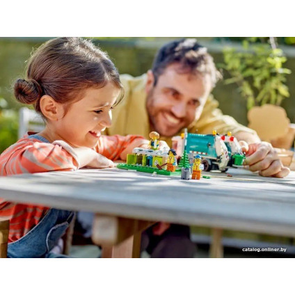 Конструктор LEGO City 60386 Грузовик для переработки отходов