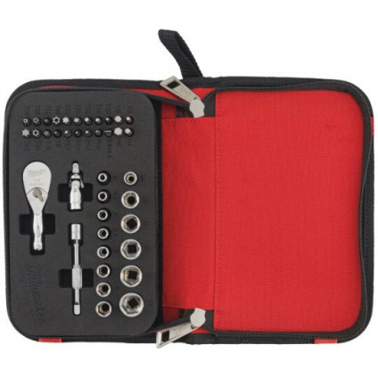 Набор трещотка с головками и битами Milwaukee 4932492672 (39 предметов)