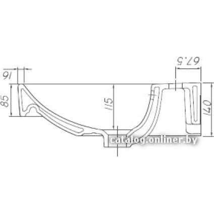 Умывальник Kolo Traffic L91161000