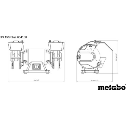 Заточный станок Metabo DS 150 Plus 604160000