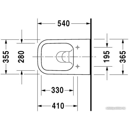 Унитаз подвесной Duravit Happy D.2 2222098900 (без сиденья)
