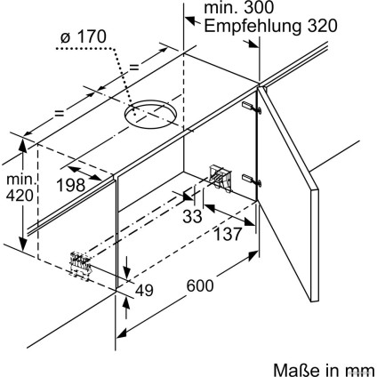 Кухонная вытяжка Bosch Serie 4 DFR067A52