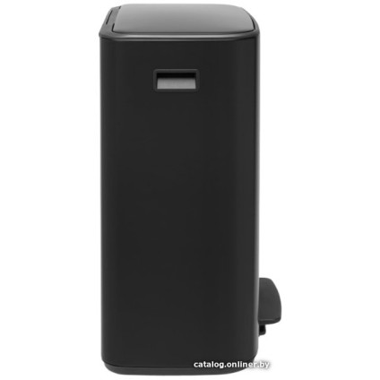 Система сортировки мусора Brabantia Bo Pedal Bin 2 x 30 л (черный матовый)