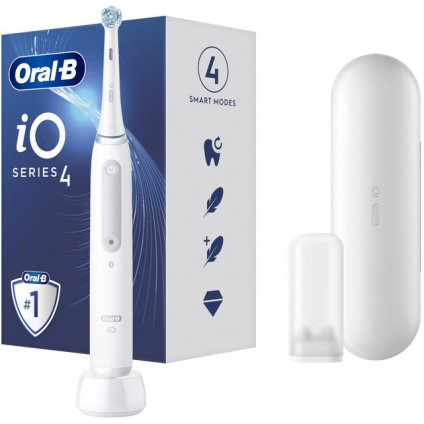 Электрическая зубная щетка Oral-B iO Series 4 (белый)