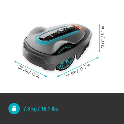 Газонокосилка-робот Gardena Smart Sileno City 600 19603-72