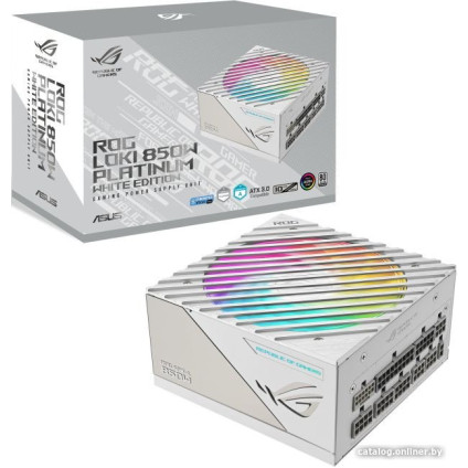 Блок питания ASUS ROG Loki SFX-L 850W Platinum White Edition ROG-LOKI-850P- WHITE-SFX-L-GAMING