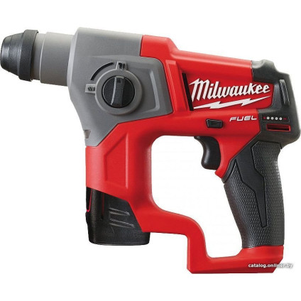 Milwaukee M12 FUEL M12FPP4C-624PEU (перфоратор, сабельная пила, шуруповерт, фонарь, 3 АКБ, кейс)