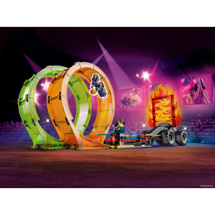 Конструктор LEGO City 60339 Трюковая арена Двойная петля