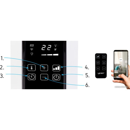 Масляный радиатор Yoer Inferno OFR1025W