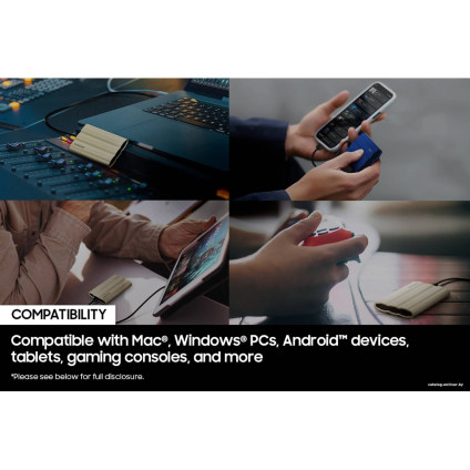 Внешний накопитель Samsung T7 Shield 2TB (черный)