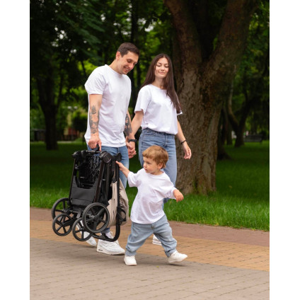 Коляска прогулочная «книга» Carrello Bravo Lite CRL-5529 (Club Beige)