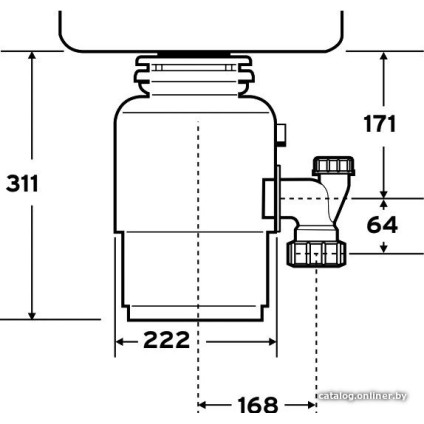 Измельчитель пищевых отходов InSinkErator Evolution 150