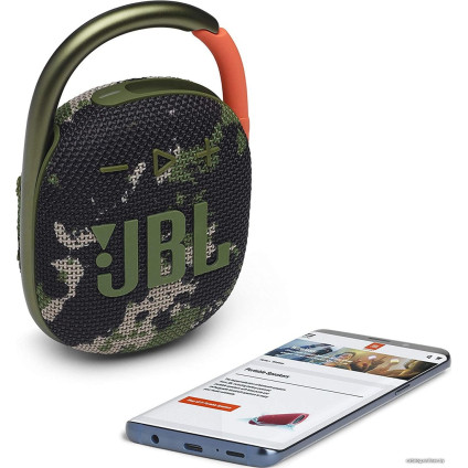 Беспроводная колонка JBL Clip 4 (камуфляж)