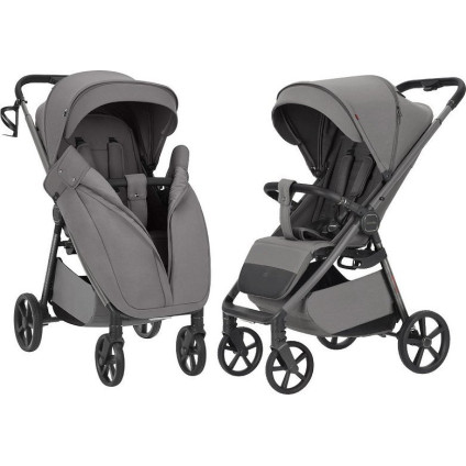 Коляска прогулочная «книга» Carrello Bravo Carbon CRL-5530 (Extreme Grey)