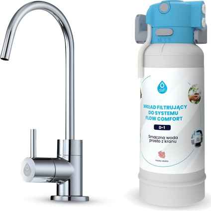 Стационарная система "под мойкой" DAFI System FLOW COMFORT D1 + кран ALTO chrom