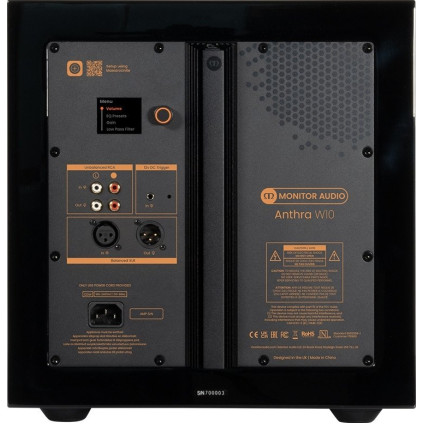 Проводной сабвуфер Monitor Audio Anthra W10 (черный глянец)