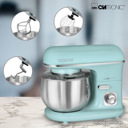 Планетарный миксер Clatronic KM 3711 (мятный)