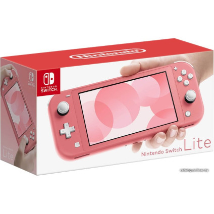 Игровая приставка Nintendo Switch Lite (розовый)