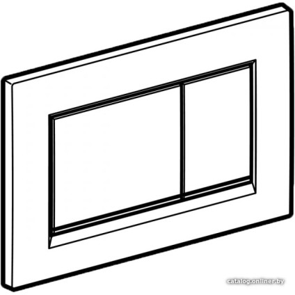 Панель смыва Geberit Sigma 30 New 115.883.JT.1 (белый матовый/хром глянцевый)