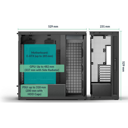 Корпус Arctic Xtender VG ACPCC00016A