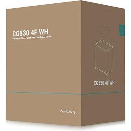 Корпус DeepCool CG530 4F WH R-CG530-WHADA4-G-1