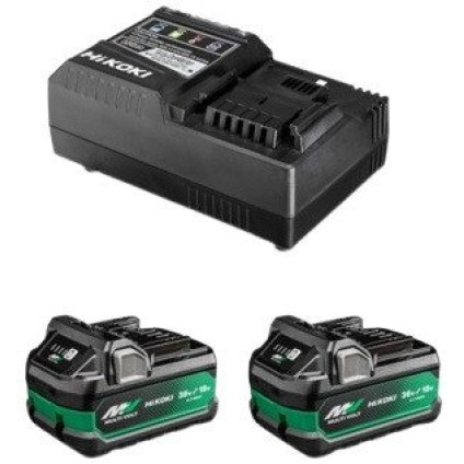 Аккумулятор с зарядным устройством Hikoki UC18YSL3 WHZ (18В/2x5 Ah + 14.4-18В)