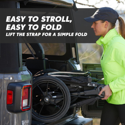 Коляска прогулочная «книга» Baby Jogger Summit X3 (midnight black)