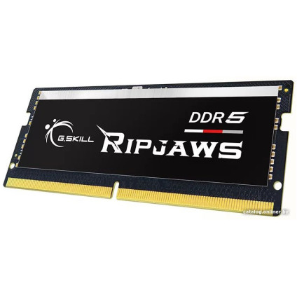 Оперативная память G.Skill Ripjaws 32ГБ DDR5 SODIMM 4800 МГц F5-4800S4039A32GX1-RS