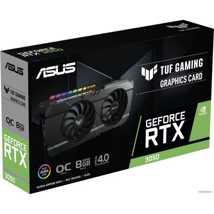 Видеокарта ASUS TUF Gaming GeForce RTX 3050 OC Edition 8GB GDDR6 TUF-RTX3050-O8G-GAMING