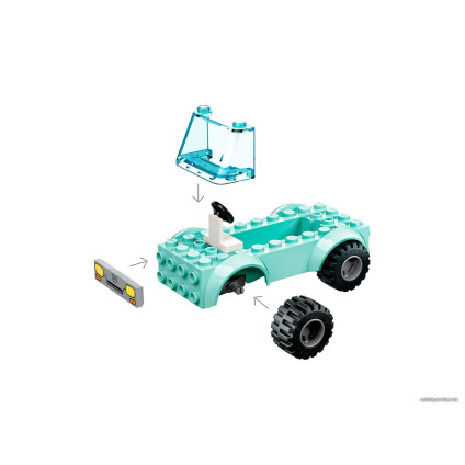 Конструктор LEGO City 60382 Ветеринарный фургон