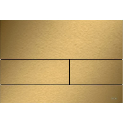 Панель смыва Tece Square II PVD 9240847 (сатин позолоченный)