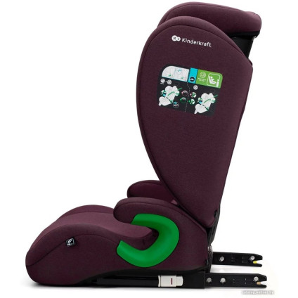Детское автокресло KinderKraft Junior Fix I-size (бордовый)
