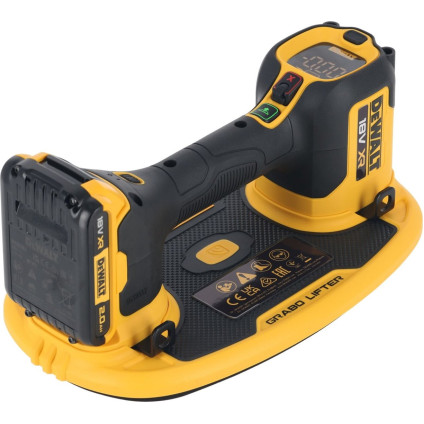 Стеклодомкрат (присоска для стекла и плитки) DeWalt DCE590N-XJ (без АКБ)