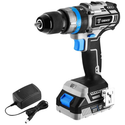 Ударная дрель-шуруповерт Deko DKBL20ID02-S1 (с 1-им АКБ)