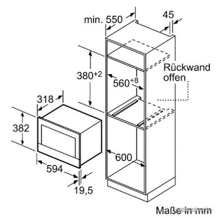 Микроволновая печь Bosch BFR634GS1