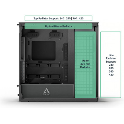 Корпус Arctic Xtender ACPCC00015A