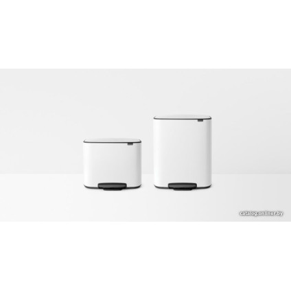 Система сортировки мусора Brabantia Bo Pedal Bin 2 x 30 л (белый)