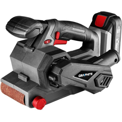Ленточная шлифмашина GRAPHITE 58GE136 (без АКБ)