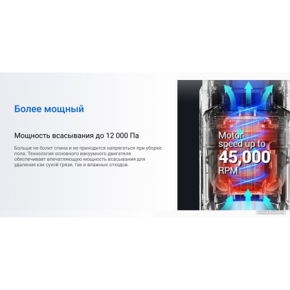 Вертикальный моющий пылесос Ezviz RH1