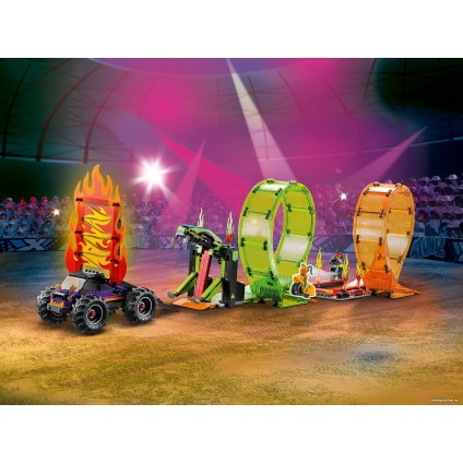 Конструктор LEGO City 60339 Трюковая арена Двойная петля