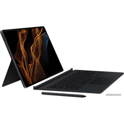 Чехол для планшета Samsung Book Сover Keyboard для Samsung Tab S8 Ultra (черный)