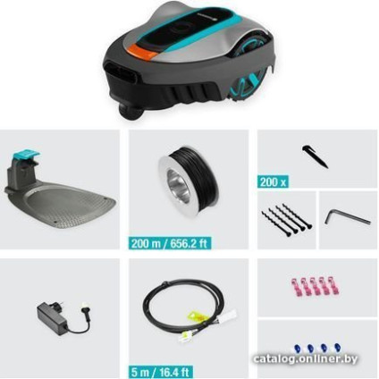Газонокосилка-робот Gardena Sileno City 600 15010-32