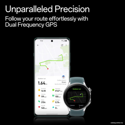 Умные часы OnePlus Watch 2 (серебристый/серый)