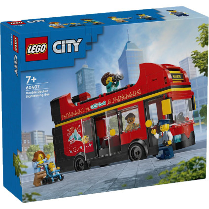 Конструктор LEGO City 60407 Красный двухэтажный экскурсионный автобус