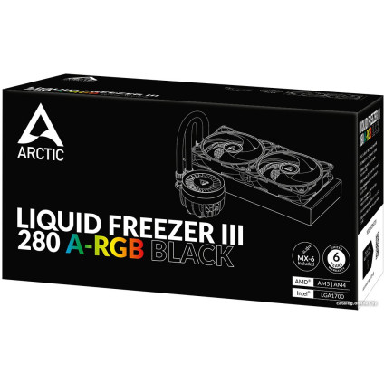 Система жидкостного охлаждения для процессора Arctic Liquid Freezer III 280 A-RGB Black ACFRE00143A