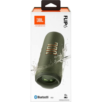 Беспроводная колонка JBL Flip 6 (зеленый)