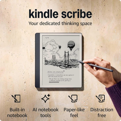 Электронная книга Amazon Kindle Scribe 2024 32GB Premium Pen (темно-серый)