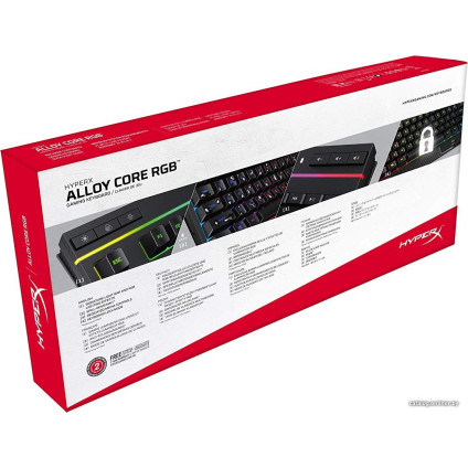 Клавиатура HyperX Alloy Core RGB (нет кириллицы)